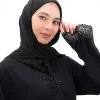 abaya noir femme