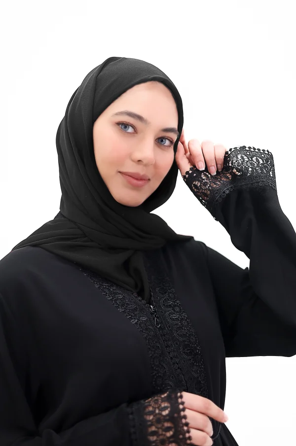 abaya noir femme