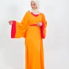 Robe longue orange