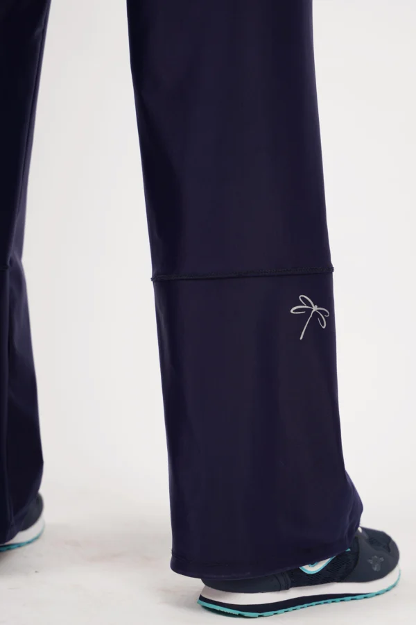 Pantalon sport large femme - Bleu marine