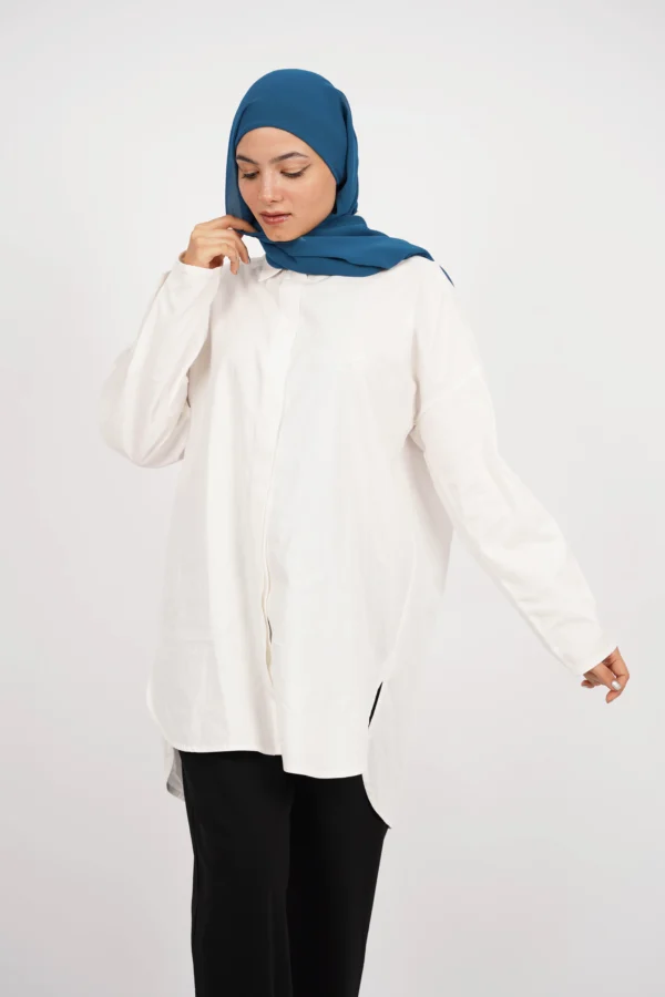 chemise oversize blanche