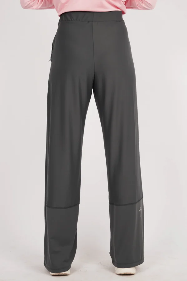 pantalon de sport large gris foncé