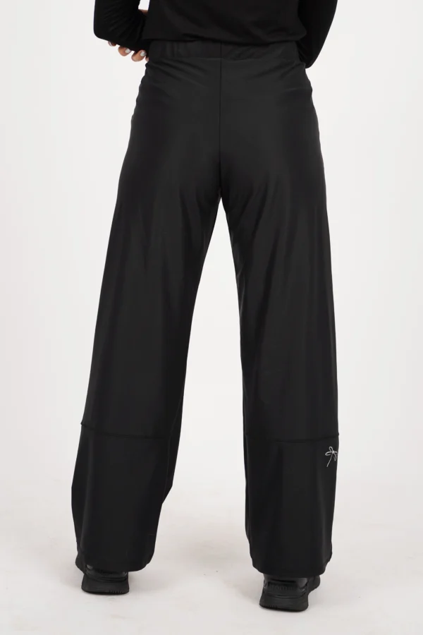 Pantalon sport large femme - Noir