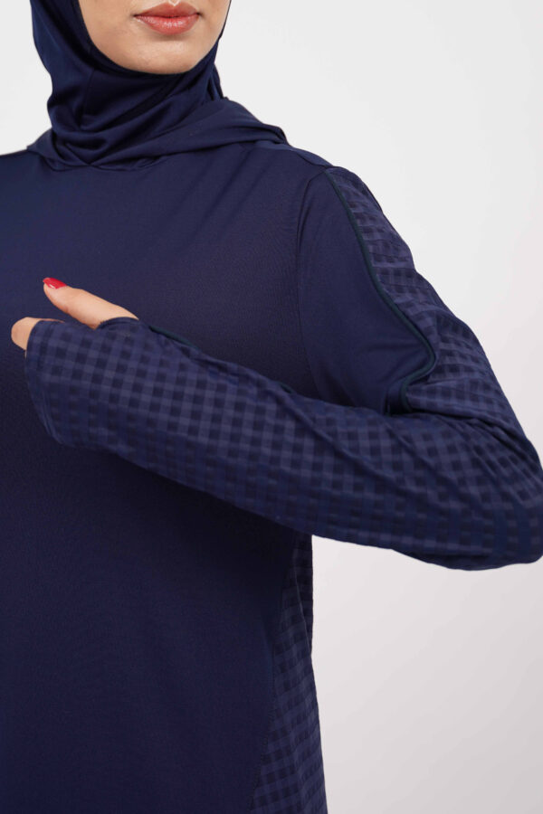 
pull manches longues bleu